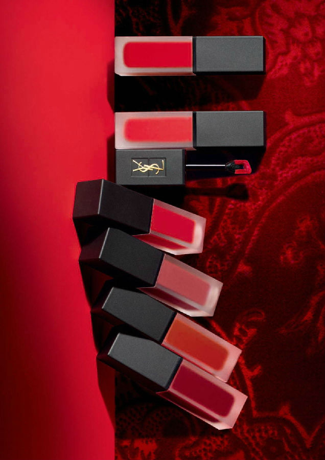 ysl全新釉光唇口红,ysl全新口红彩妆礼盒