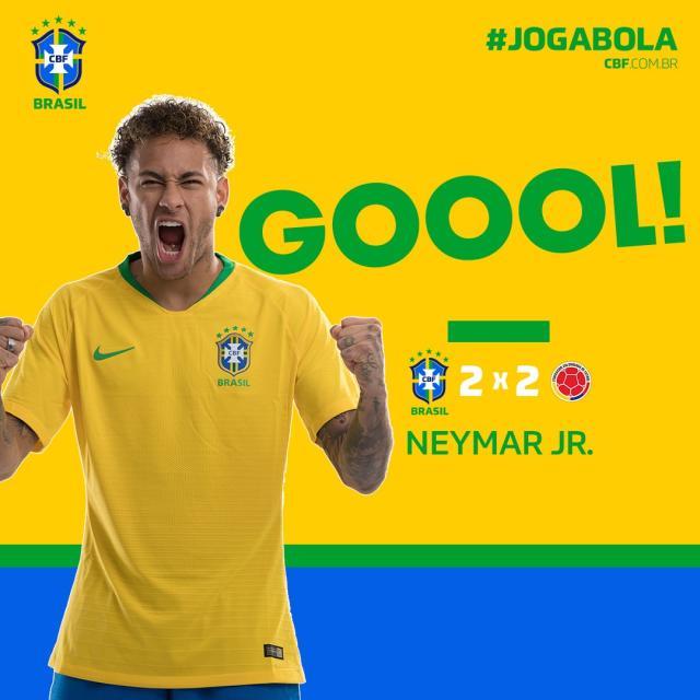 内马尔回归巴西第三轮,时隔3年内马尔任意球再次破门