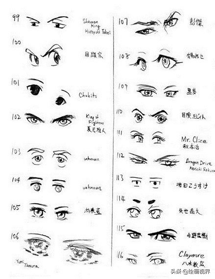 眼睛怎么画新手手绘小学生,二次元眼睛画法马克笔手绘
