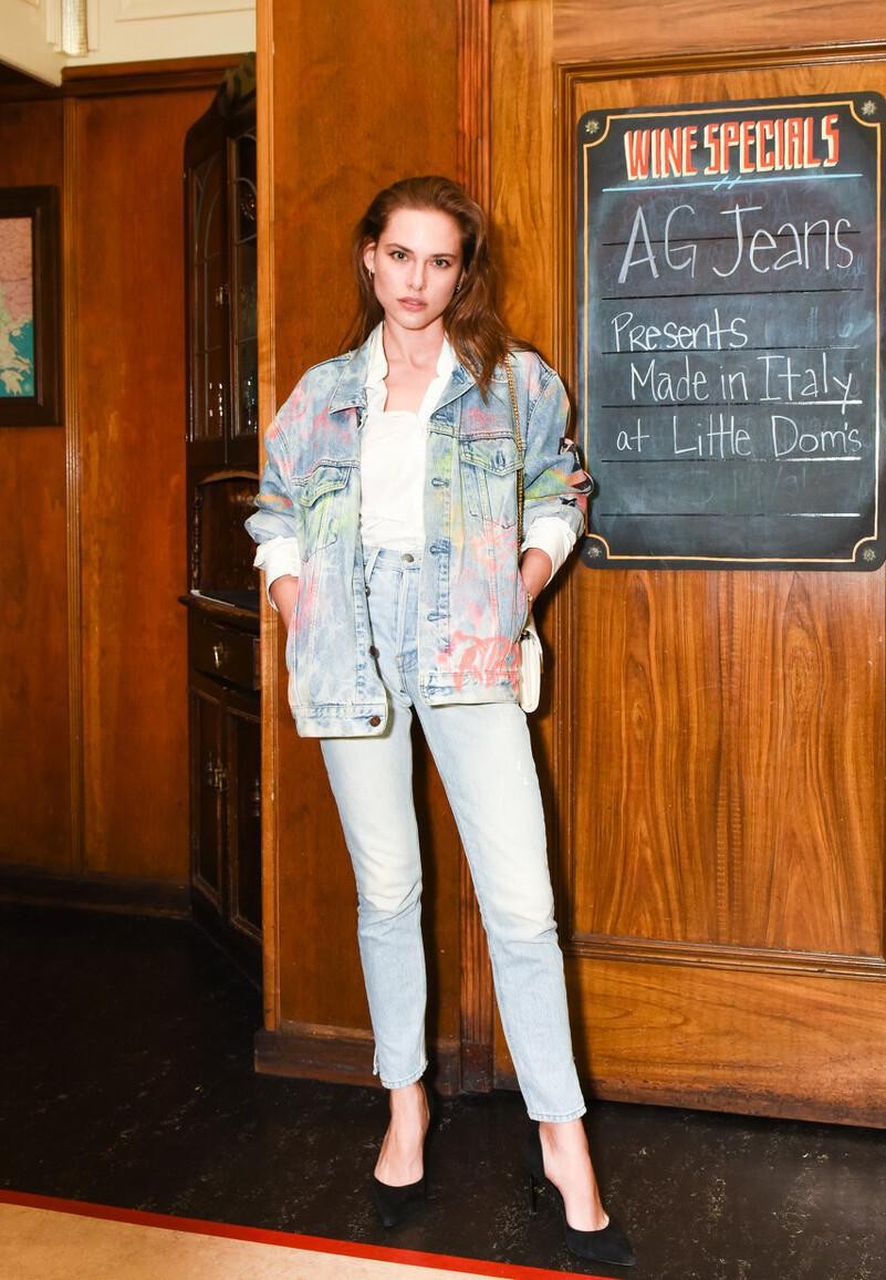 高腰水洗牛仔裤港风复古,复古原宿风牛仔裤