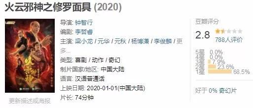 功夫翻拍的老电影,功夫电影地位无可撼动