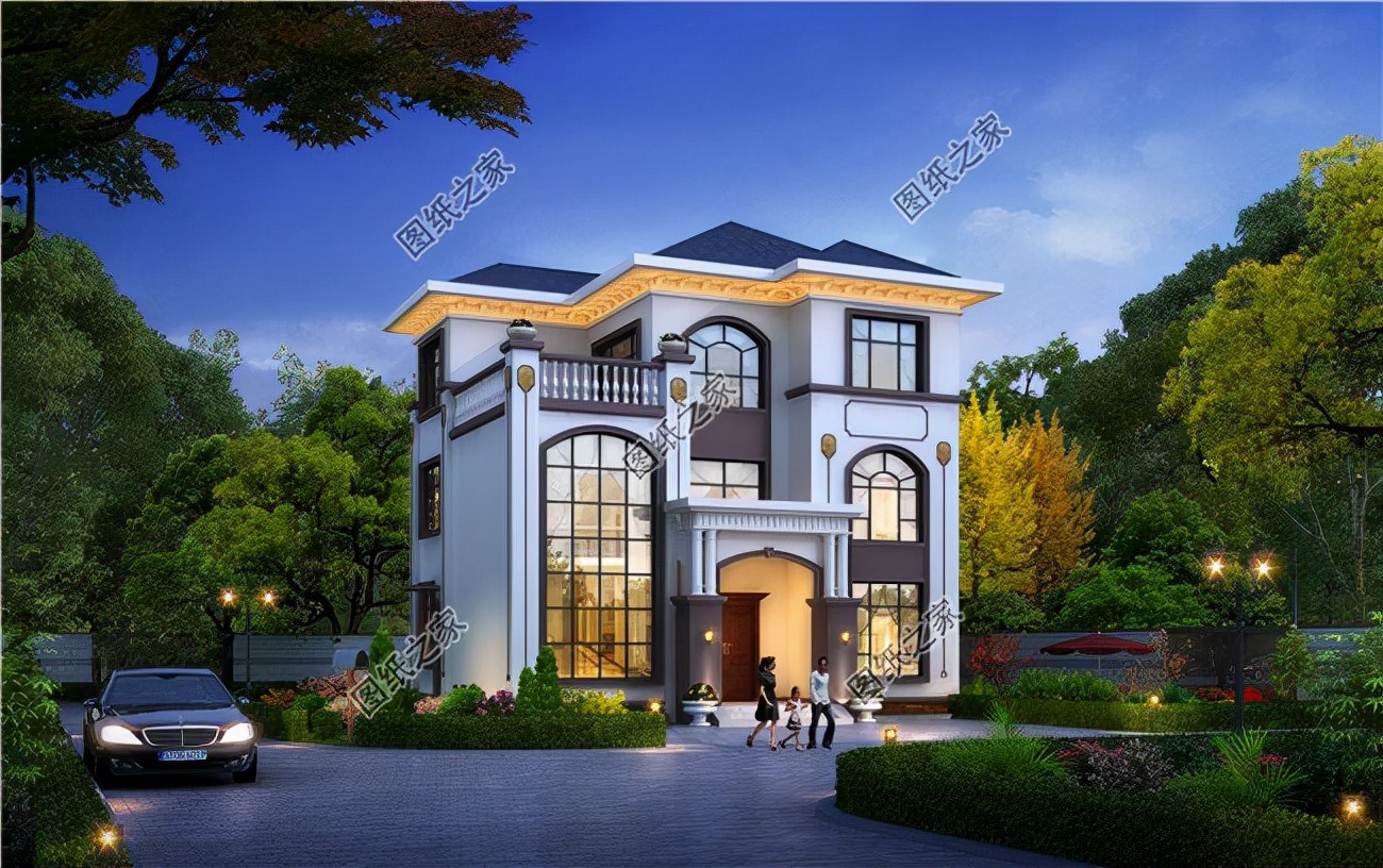 三层实用别墅,乡下三层复式120平别墅