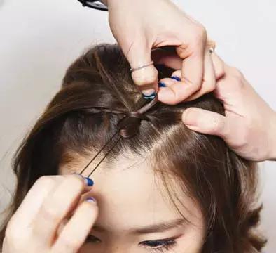 杨紫同款竹节辫,杨紫同款短发编发教程