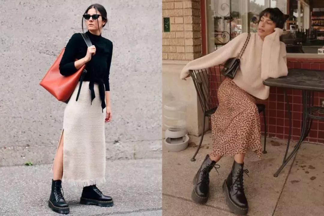 女生买马丁靴,卖女士马丁靴的