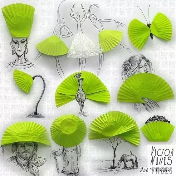 100种插画创意方法,好看的小插画铅笔