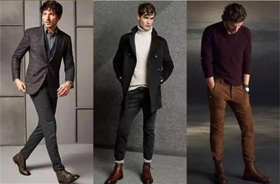 男士工装靴秋冬款,秋冬男士百搭时装靴