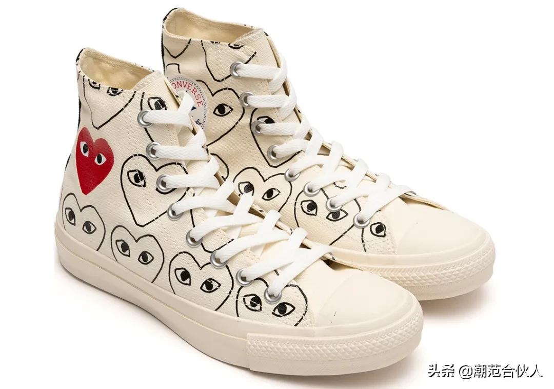 匡威爱心联名,情人节限定匡威allstar粉色爱心