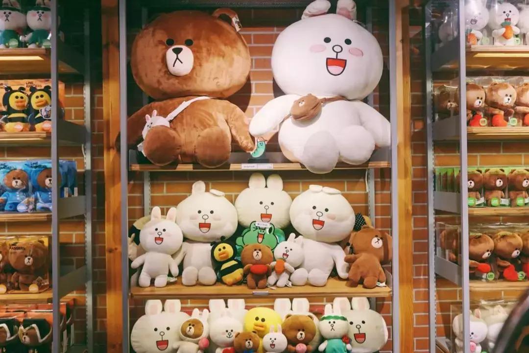 布朗熊蓝牙音响linefriends,linefriends布朗熊线下地点