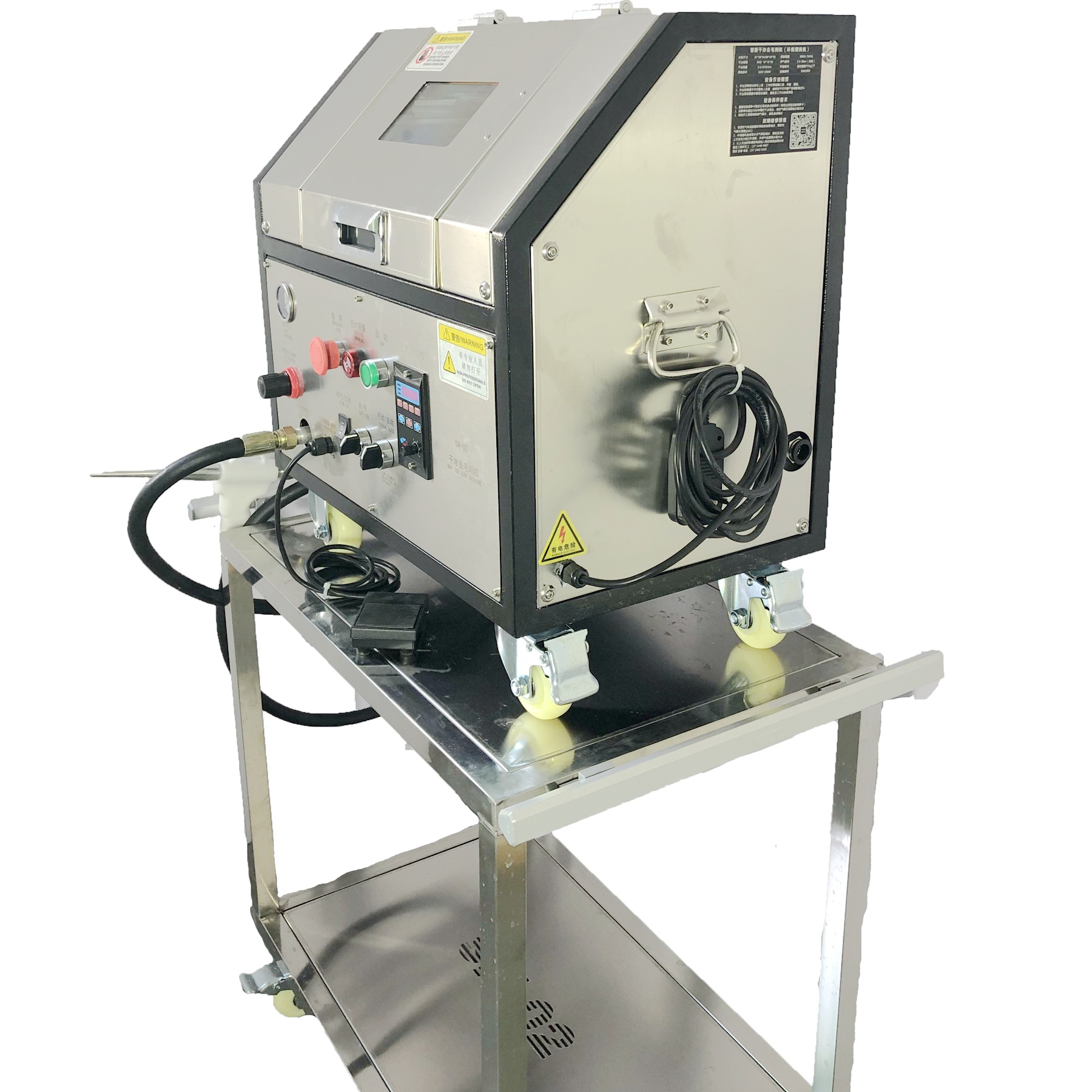 干冰清洗机清理塑料模具,干冰清洗机能洗掉模具上的气痕吗