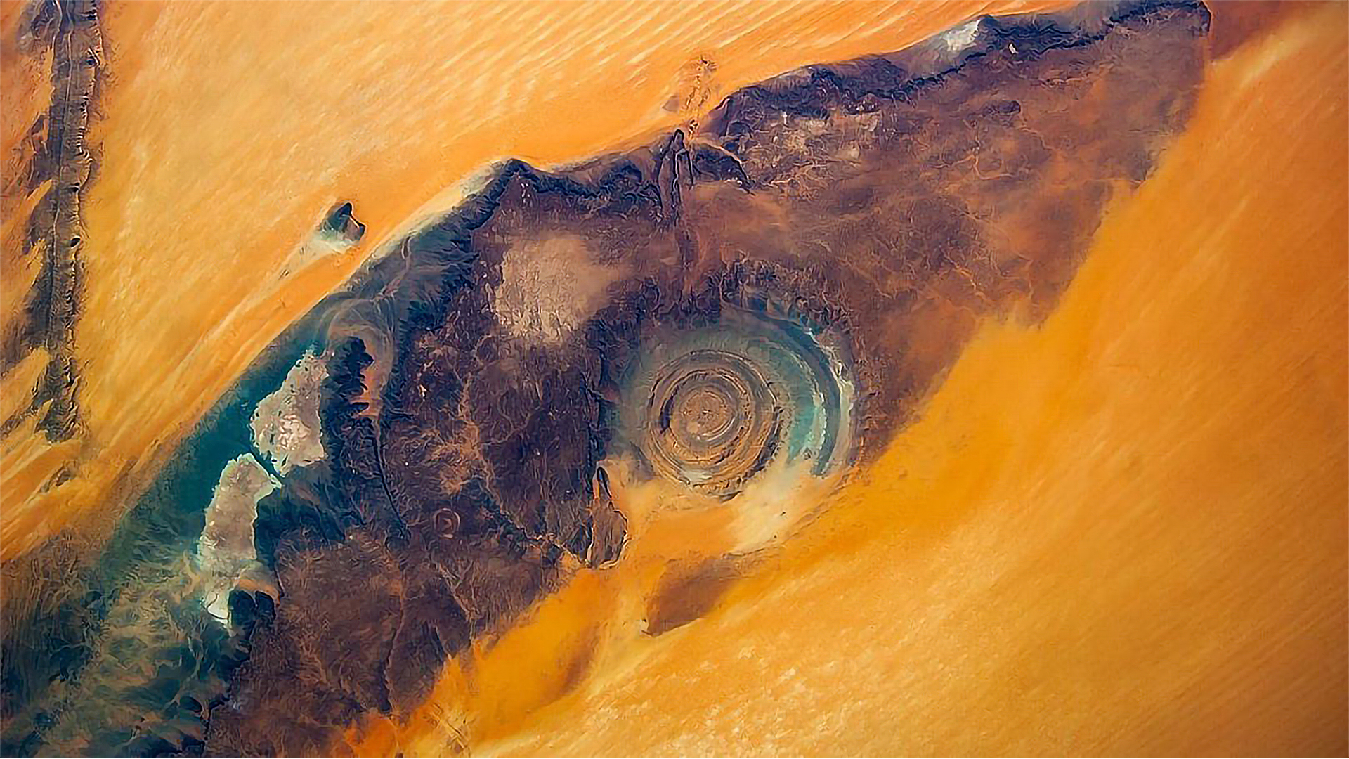 眼睛长在地球上,地球上的巨大眼睛