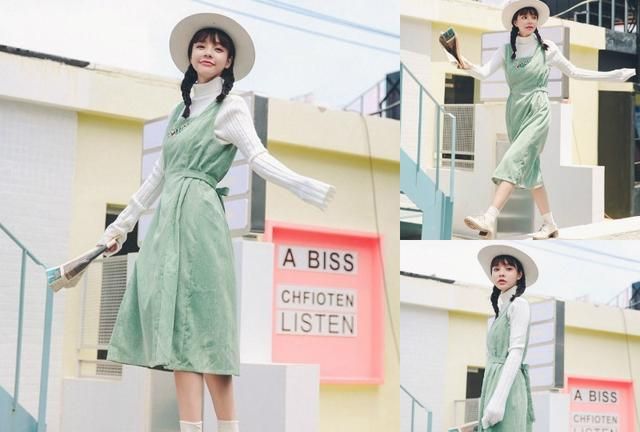 今年流行“一抹绿”连衣裙,这5款穿上美一整季