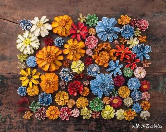 超简易手工环创,树干手工制作环创