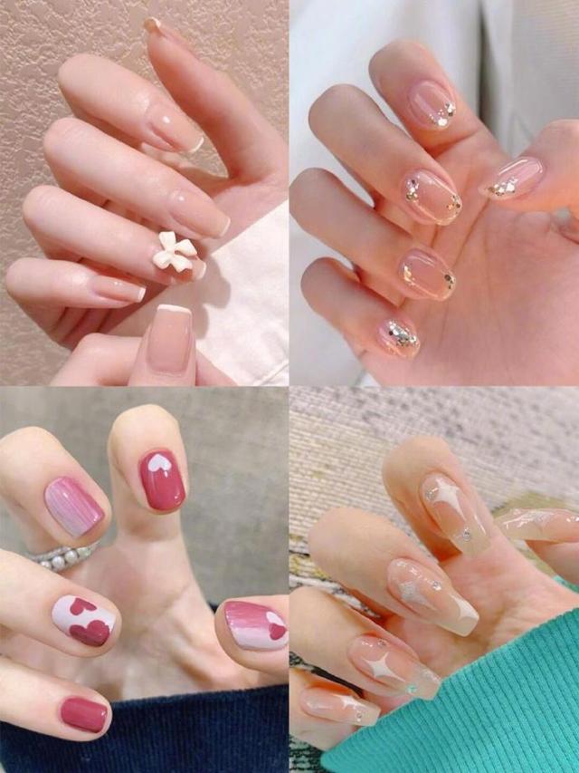 40到50岁干净显白美甲颜色,2021最火美甲显白颜色渐变图片