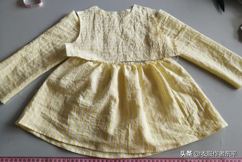 女宝宝衬衫裁剪图及裁剪方法,3岁宝宝的衬衣裁剪和制作