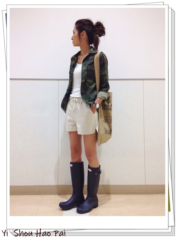 没有雨靴怎么防雨,防水冬季雨靴怎么搭配好看