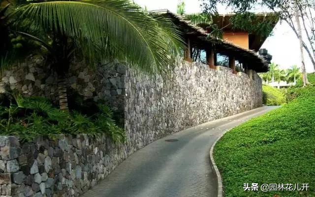 百款石材景观墙设计,挡土墙设计方案