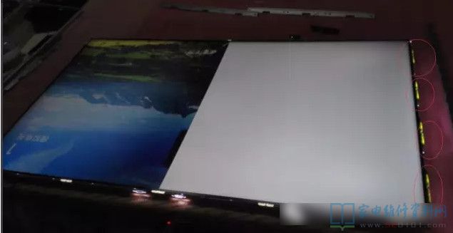 创维液晶屏竖线维修方法,创维55e5液晶灰屏故障原因