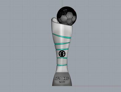 3d打印科技感奖杯,云亚科技