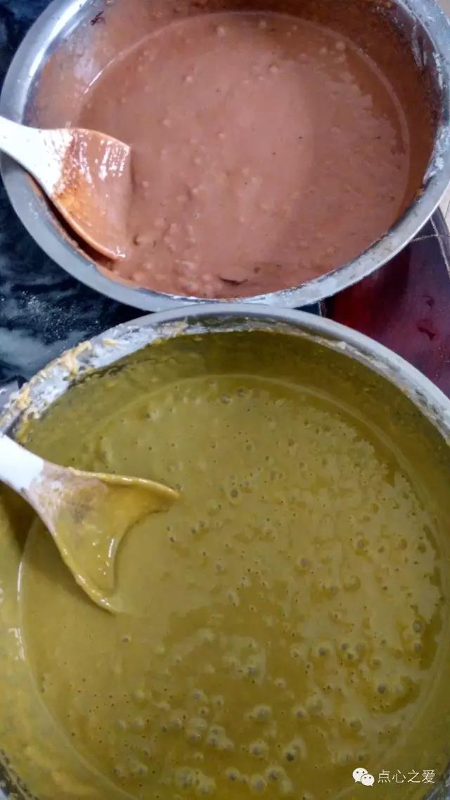 抹茶巧克力蛋糕做法教程,巧克力抹茶黄油磅蛋糕做法