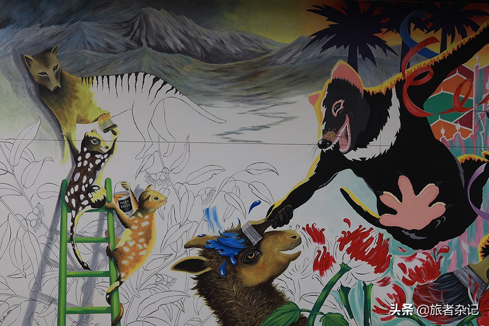 谢菲尔德壁画小镇图片,塔斯马尼亚壁画小镇谢菲尔德小镇