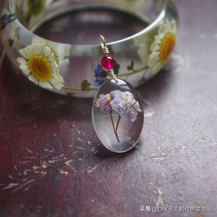 干花滴胶手工,滴胶diy材料干花