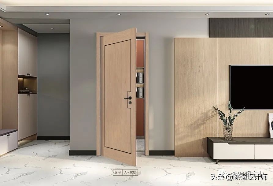 木门简约不失优雅,聚美木门