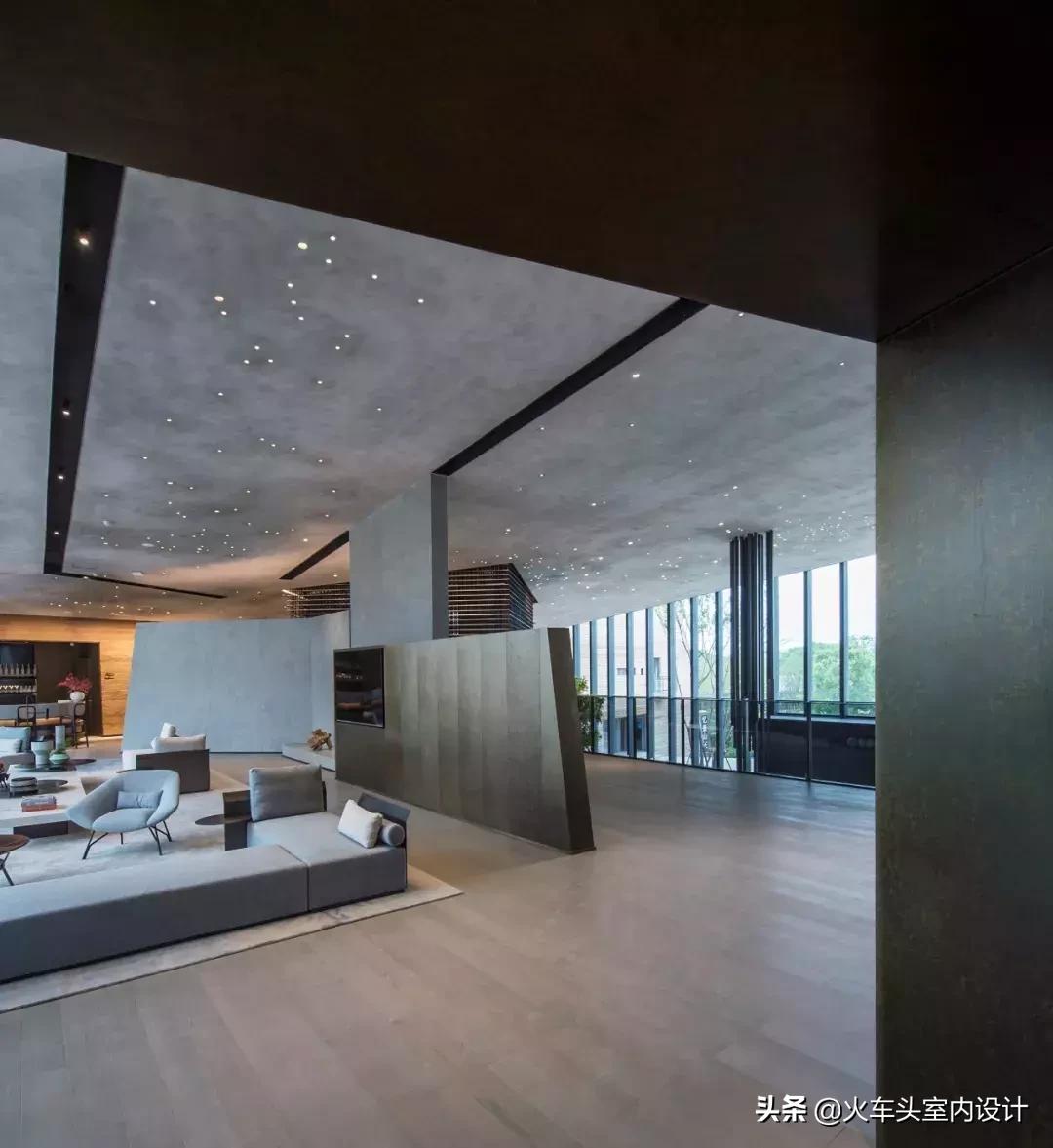 仿古夯土墙效果图大全,现代夯土墙建造的别墅