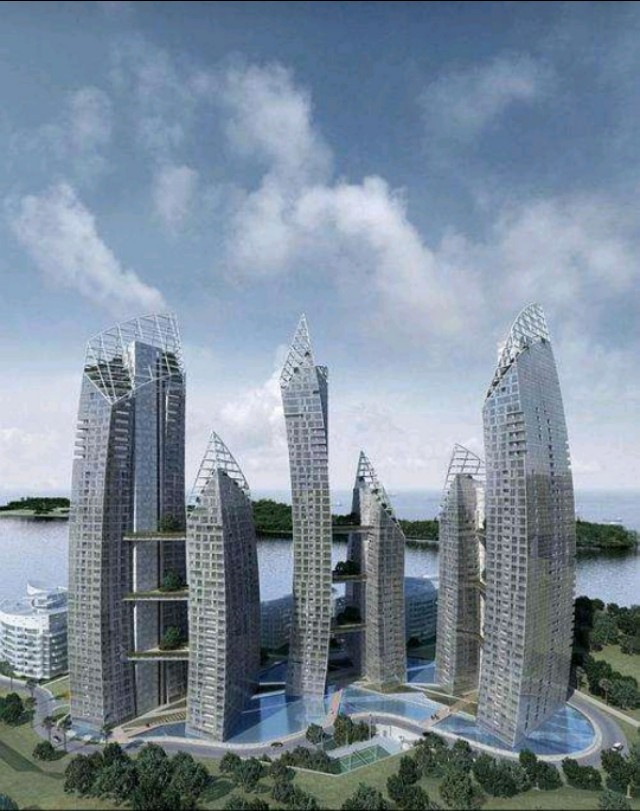 新加坡滨海湾花园风景视频,新加坡滨海湾景点