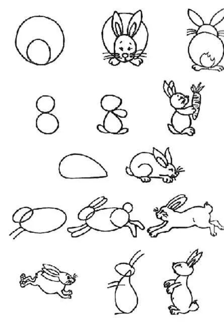 简笔画动漫人物零基础教学,幼儿简笔画入门零基础教程