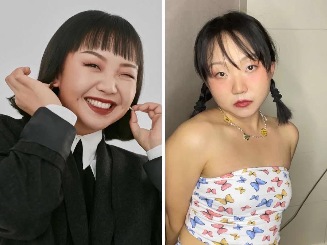 适合大圆脸的发型,圆脸女士短发发型