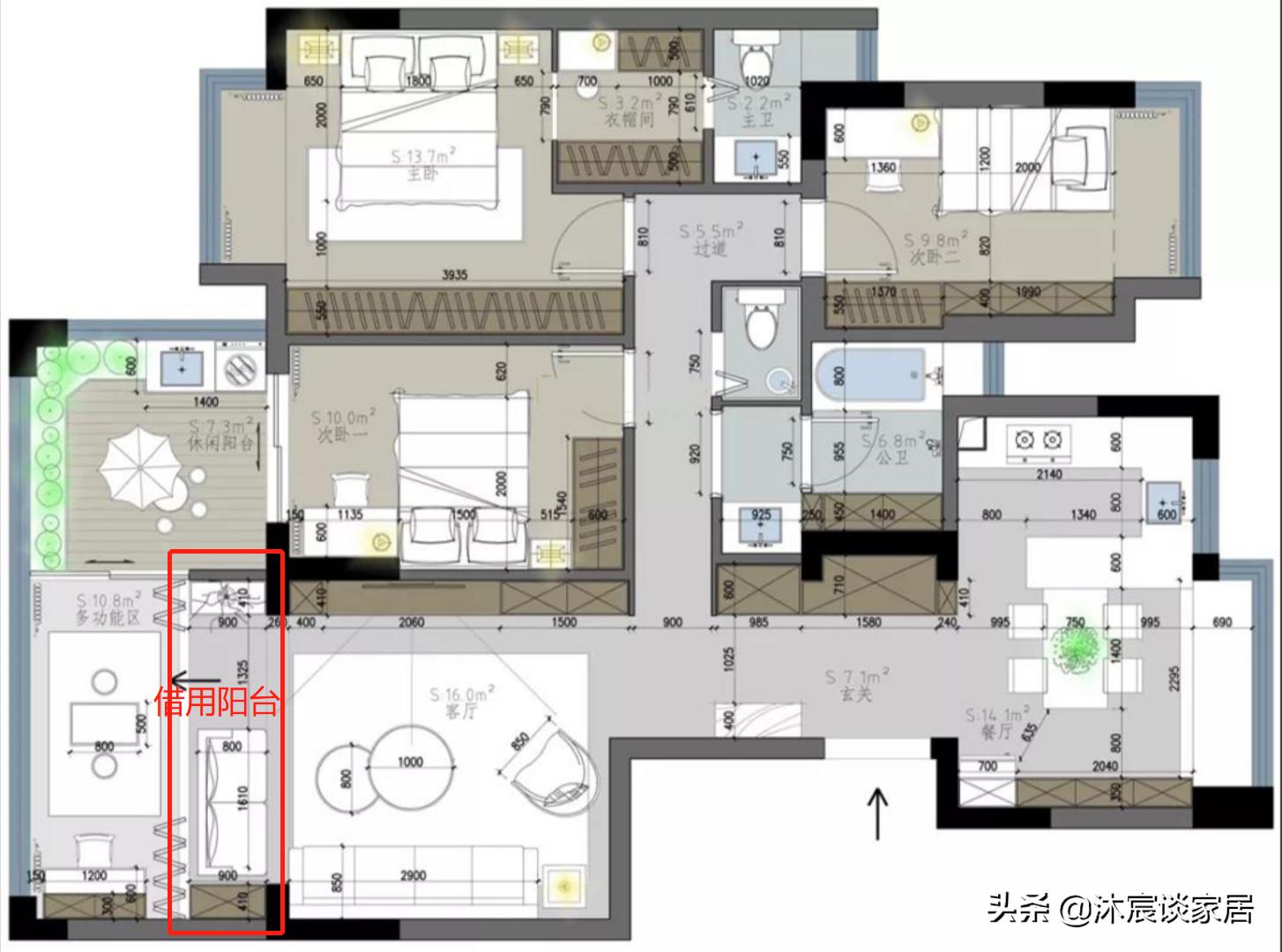 客厅空间太小如何隔个阳台出来,客厅小如何利用空间