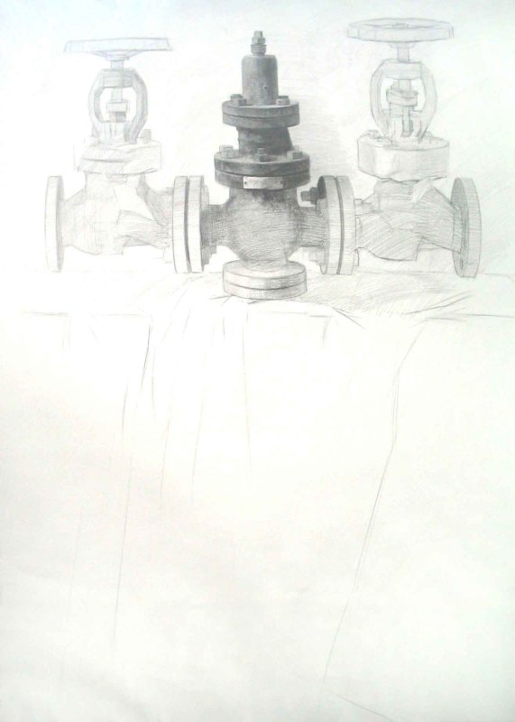 素描教程静物组合,中学生素描技巧入门静物素描