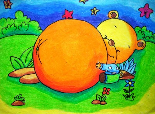 适合孩子的绘画工具,儿童油画绘画棒画好看的东西