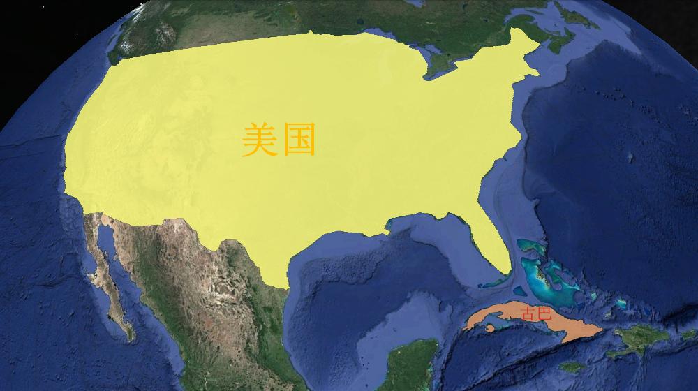 古巴在中国的什么位置,古巴与美国的地理位置图
