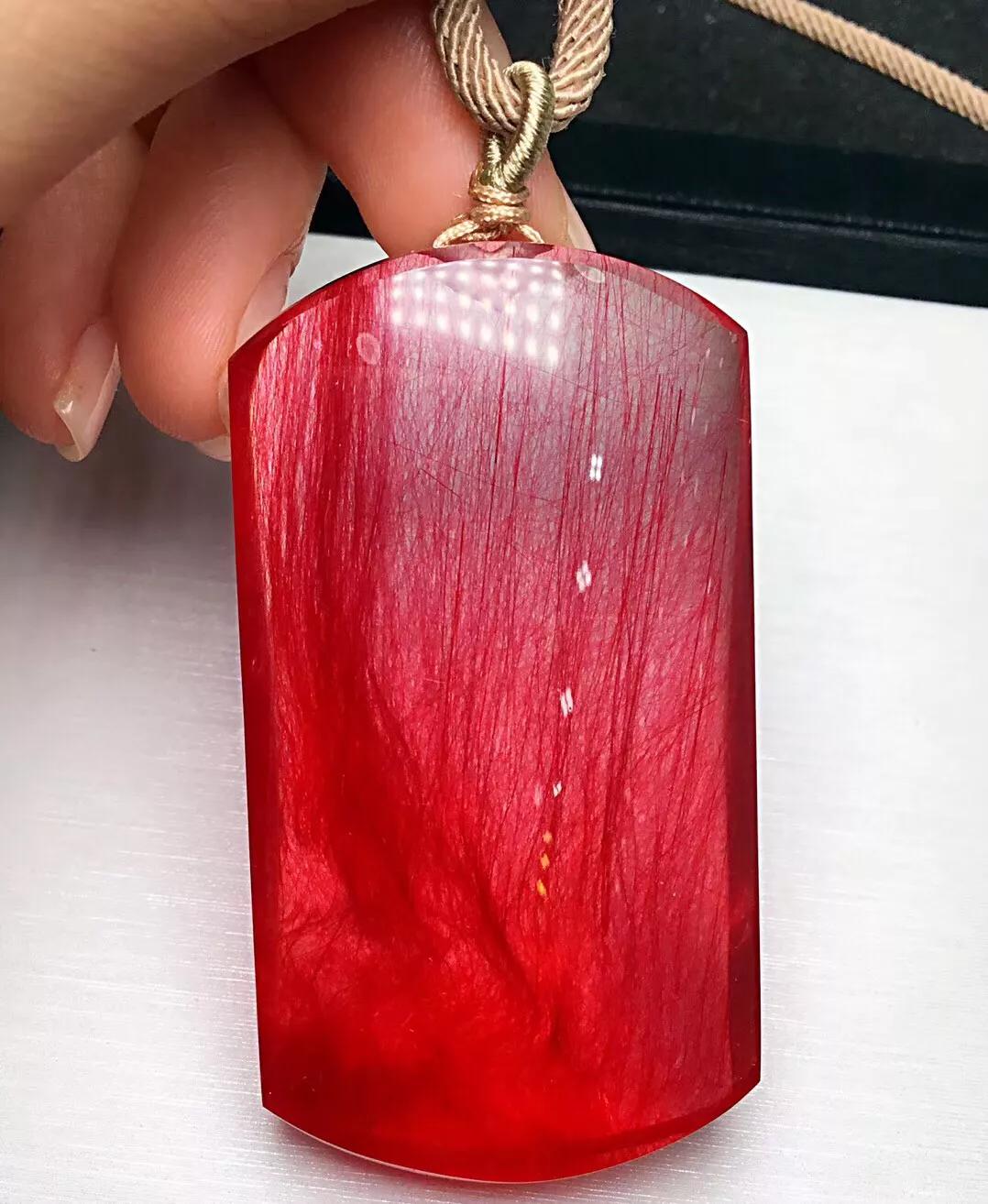 红发晶对比,红发晶宝石