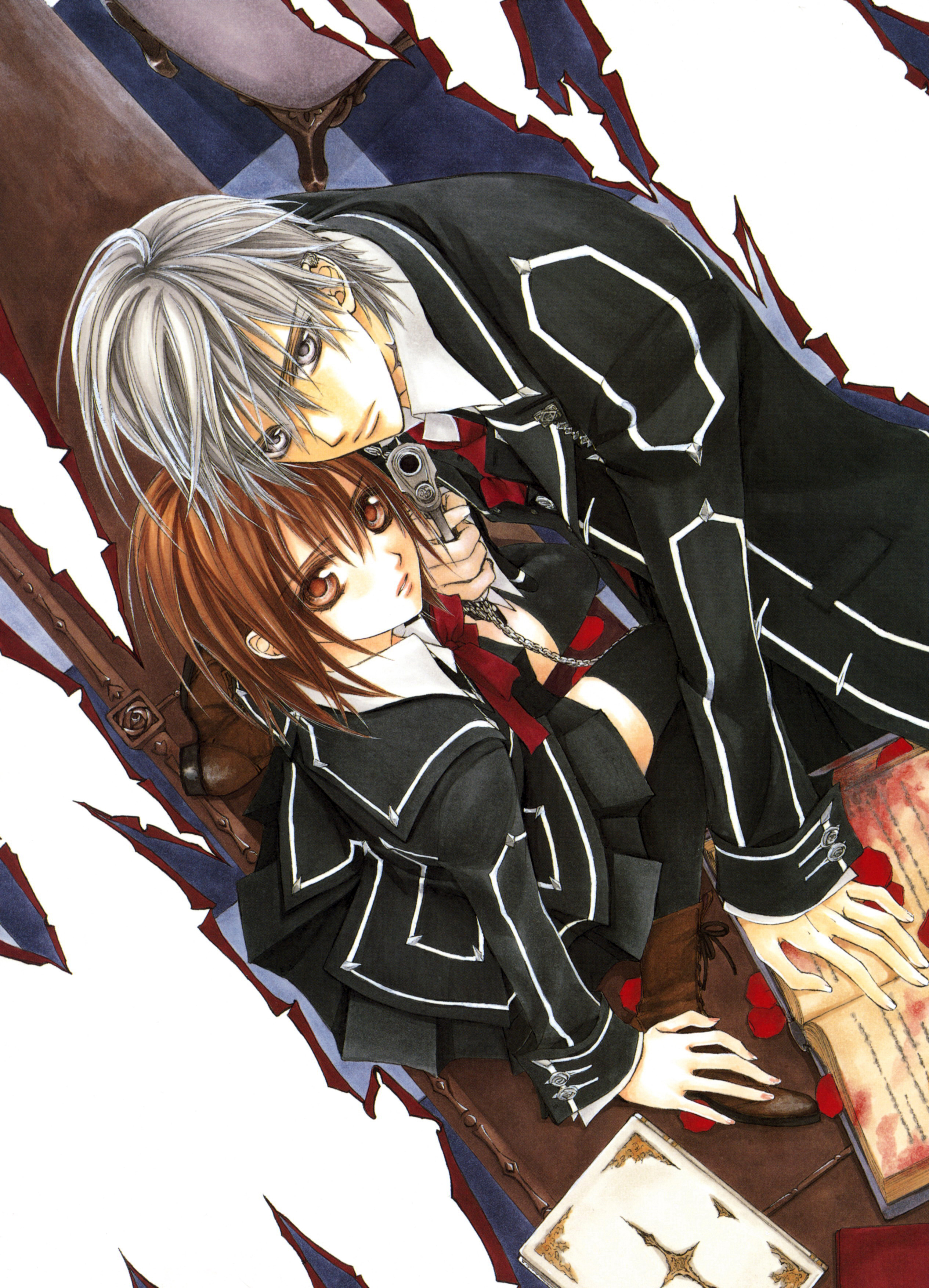 有关帅气吸血鬼的漫画图片,画风超精致的日本吸血鬼漫画