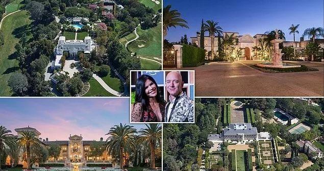 贝佐斯女友当街亲他一脸口红，浑身巨钻，富婆气息，转正的节奏？