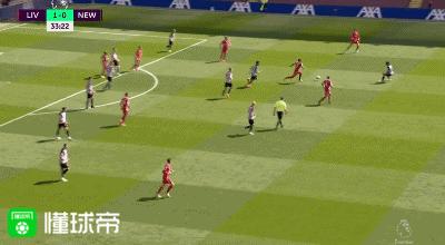 纽卡的圣马克西曼过人,利物浦纽卡圣马克西曼