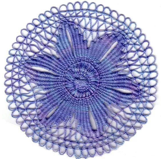 手工毛线编花教程,慢教程手工毛线编花