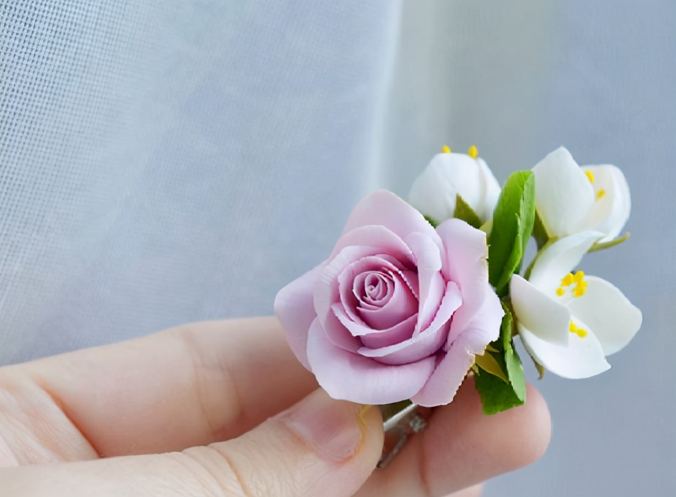 软陶手工作品挂件首饰,纯手工软陶首饰