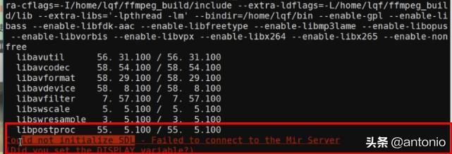 ffmpeglinux详细教程,ubuntu中安装ffmpeg