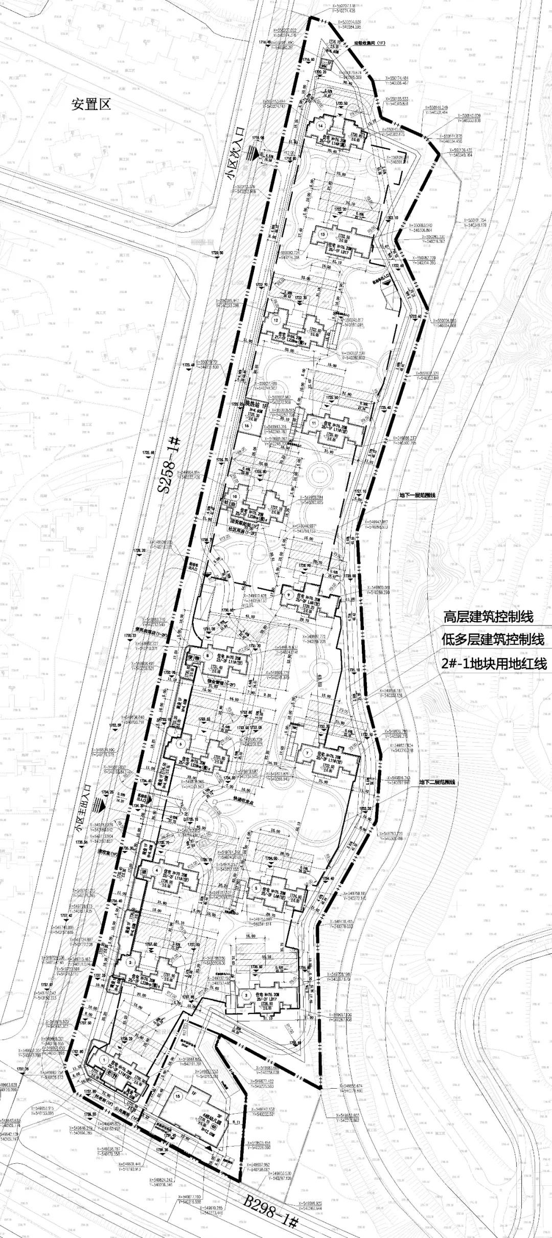 总建面约36.4万方恒大兰州七里河黄峪镇三项目总平面图公示