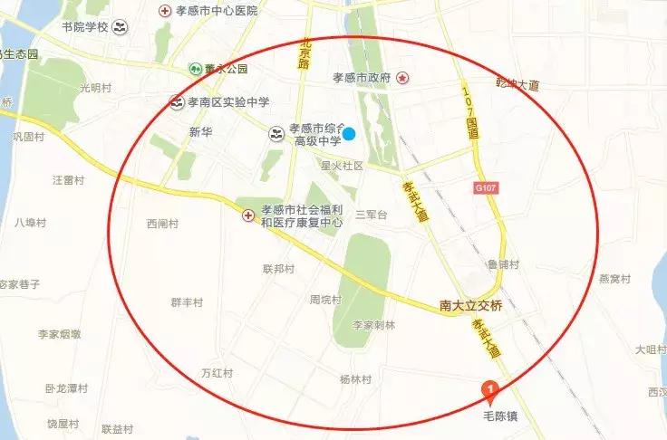 孝感中心城市在哪,孝感未来市中心