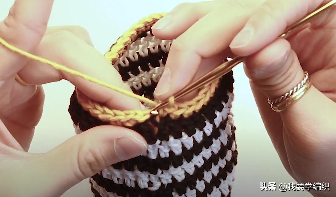 实心杯子套教程,大肚杯水杯套教程100种