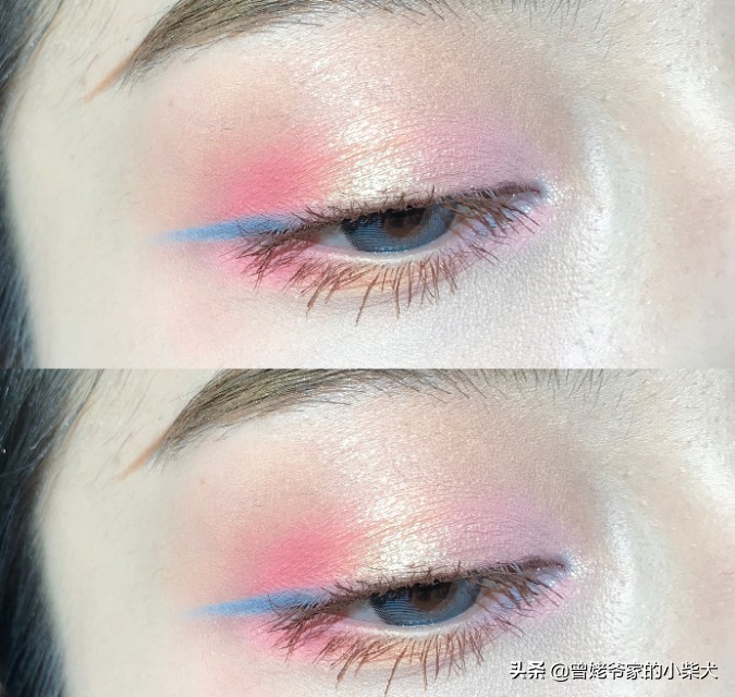 马卡龙万圣节眼妆,马卡龙梦幻眼妆教程