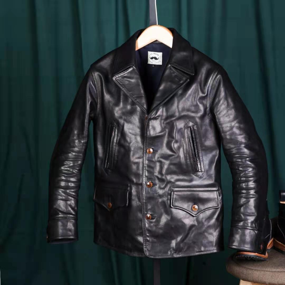 罗蒙复古机车皮衣,想玩机车入门款