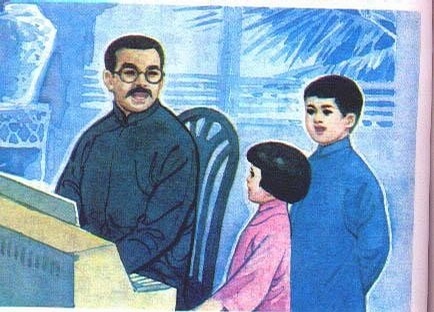 不同年代的小学课文插图,小学课文插图还记得多少