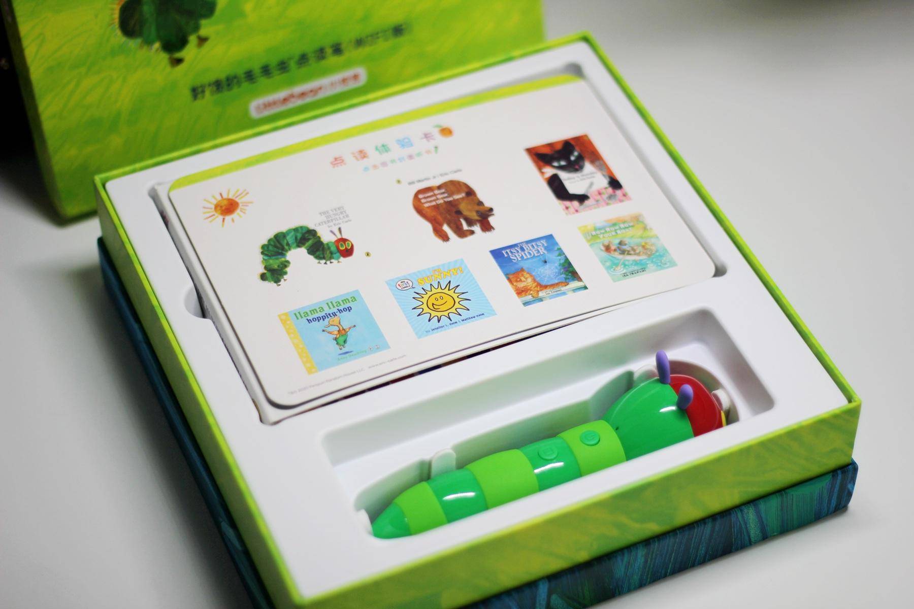 欢乐学习，共同成长，小彼恩WIFI版毛毛虫点读笔英语启蒙