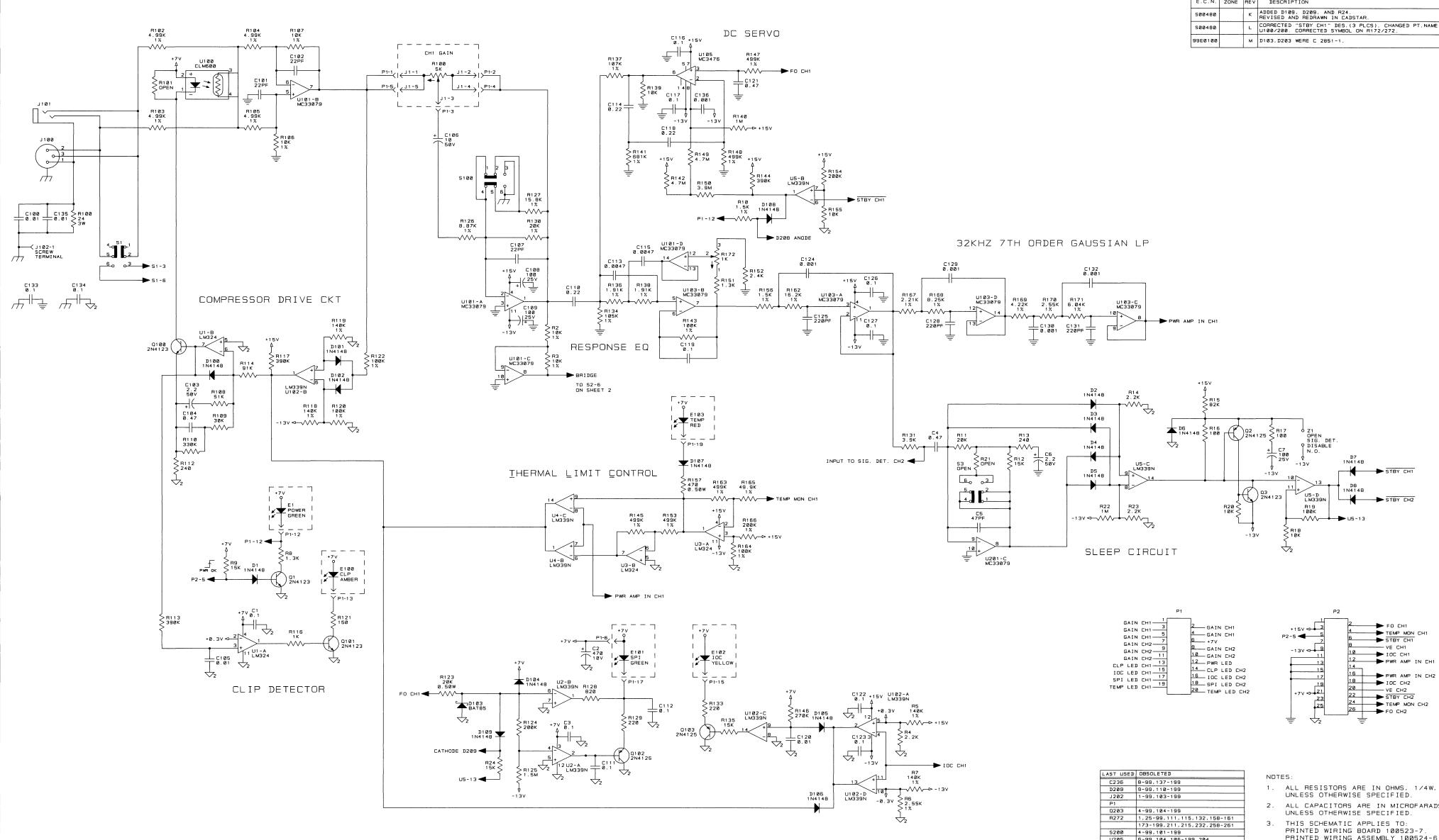 今天分享皇冠crownK2专业功放维修手册
