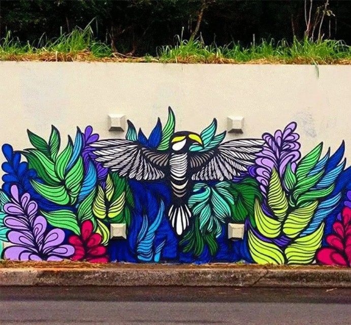 手绘墙绘必看,简单手绘墙绘